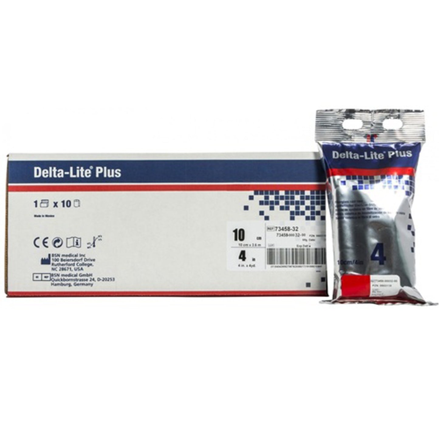 Delta-Lite® Plus Cast Tape 2 Inch X 12 Foot Fiberglass / Resin Red (653372_BX)