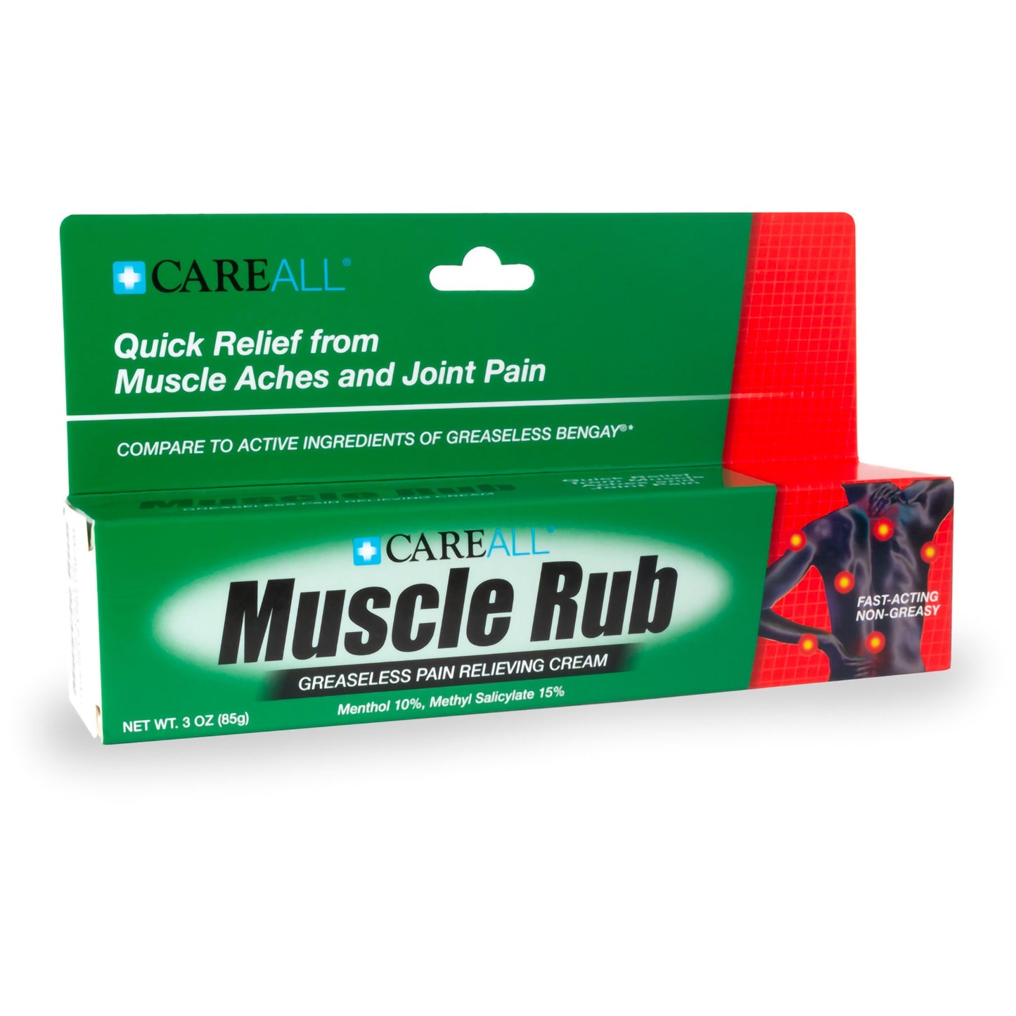 CareAll® Topical Pain Relief 10% - 15% Strength Menthol / Methyl Salicylate Ointment 3 oz. (871100_CS)