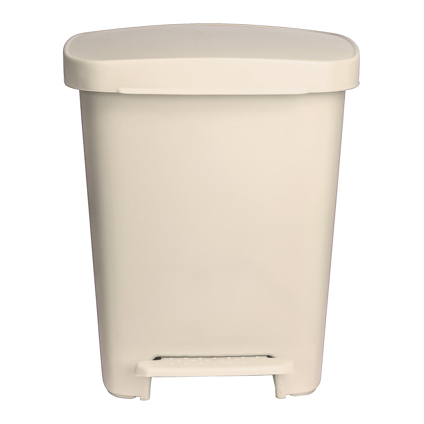 McKesson Trash Can 32 Quart / 8 gal. Beige Plastic Rectangular (1223711_EA)