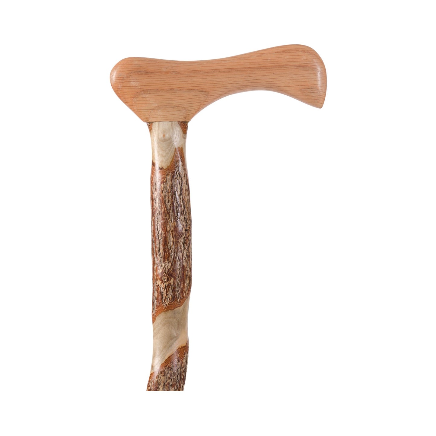 Brazos™ Twisted T-Handle Cane Wood 37 Inch Height Sassafras (1149597_EA)