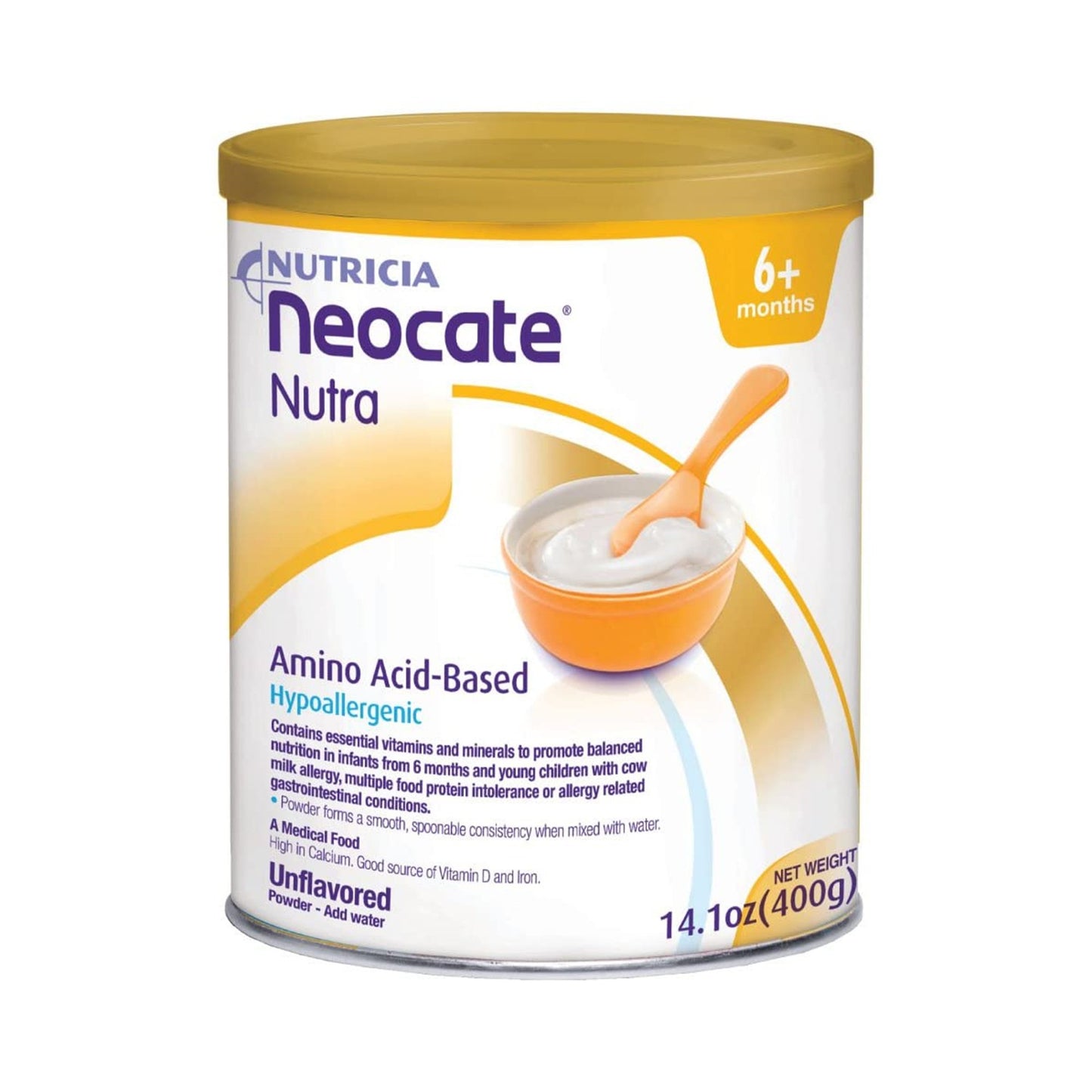 Neocate® Nutra Infant Formula Unflavored 14.1 oz. Can Powder Amino Acid Food Allergies (817590_EA)