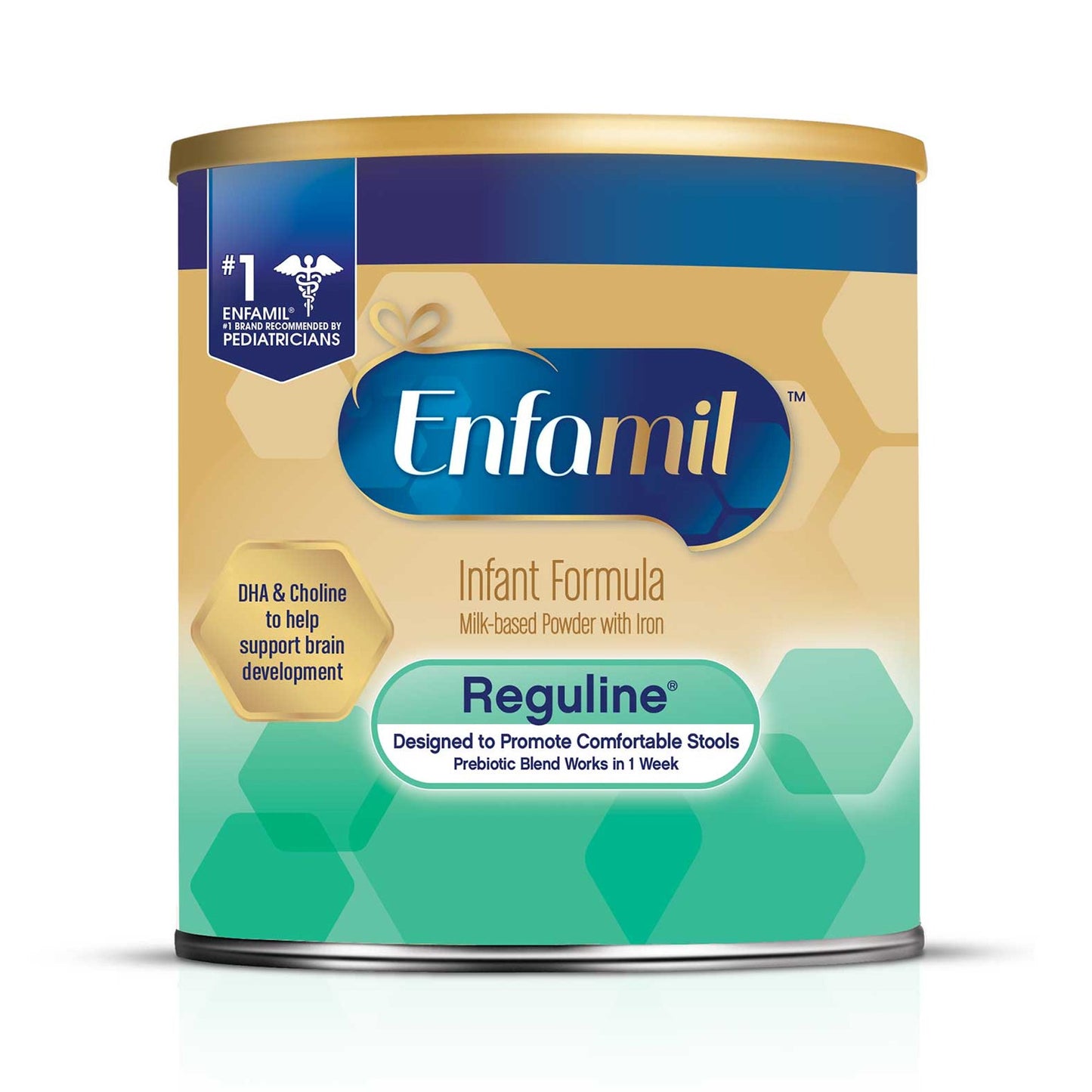 Enfamil® Reguline® Infant Formula Unflavored 12.4 oz. Canister Powder Prebiotic Loose Stool (988752_EA)