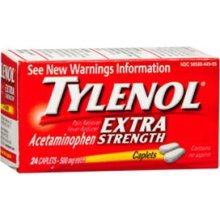 Tylenol® Pain Relief 500 mg Strength Acetaminophen Caplet 24 per Bottle (781472_BT)