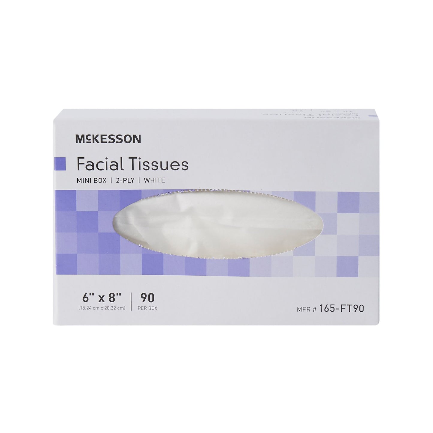 McKesson Facial Tissue White 6 X 8 Inch 90 Count (1040598_BX)