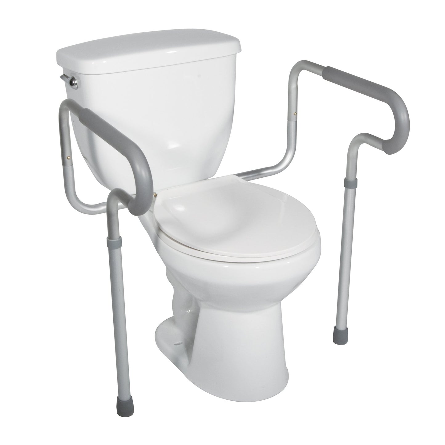 drive™ Toilet Safety Rail White / Gray Aluminum (625739_EA)