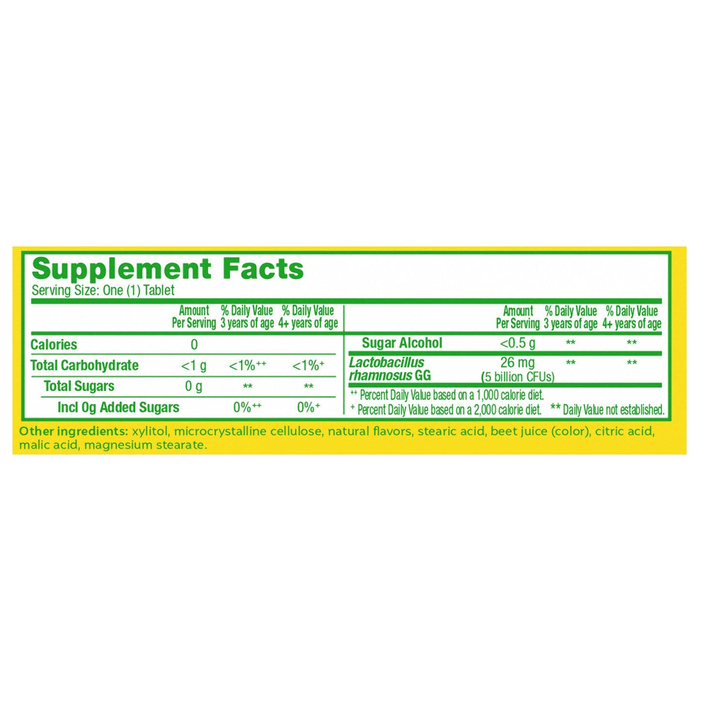 Culturelle® Pediatric Probiotic Dietary Supplement 30 per Box Chewable Tablet (1268948_BX)