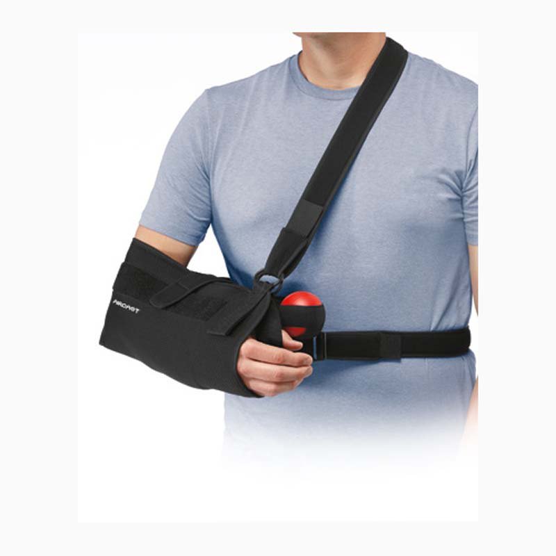 Quick-Fit Shoulder Immobilizer One Size Fits Most Mesh Fabric Hook and Loop Closure With Abduction Pillow Left or Right Shoulder (785301_EA)