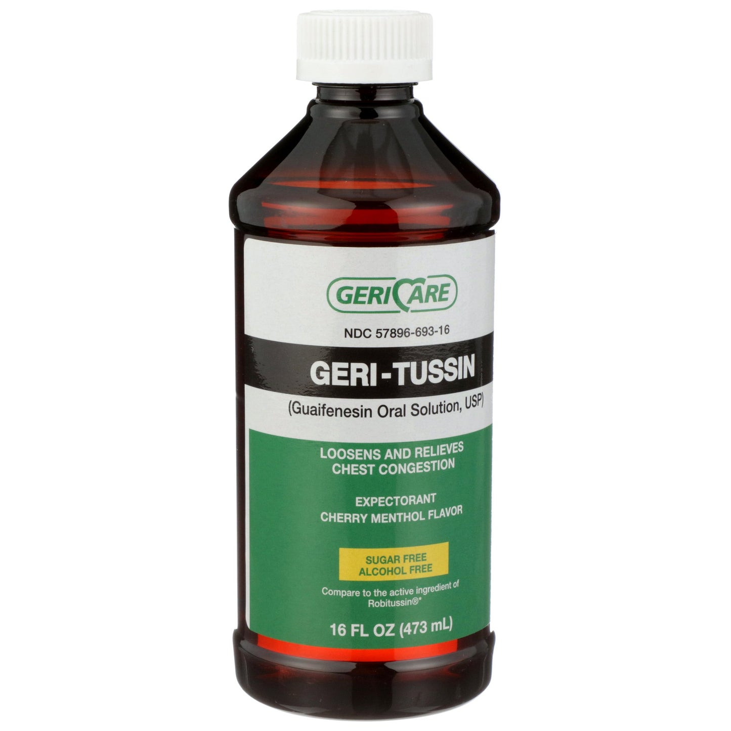 Geri-Care® Cold and Cough Relief 100 mg / 5 mL Strength Liquid 16 oz. (703056_CS)
