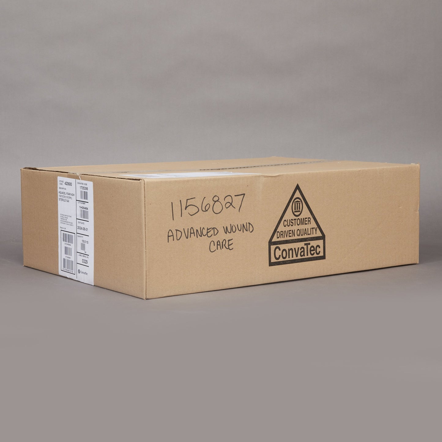 Aquacel® Foam Dressing 4 X 4 Inch With Border Waterproof Film Backing Silicone Adhesive Square Sterile (1156827_EA)