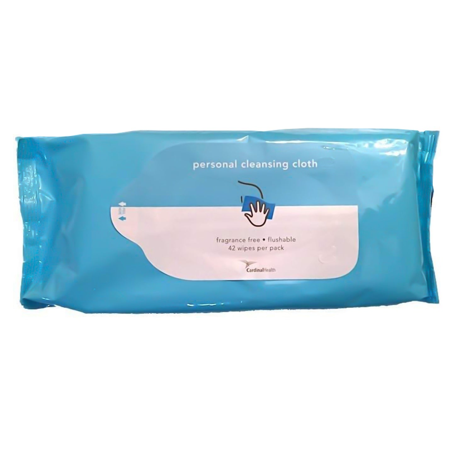 Cardinal Health™ Personal Cleansing Wipe Soft Pack Unscented 42 Count (1009392_CS)
