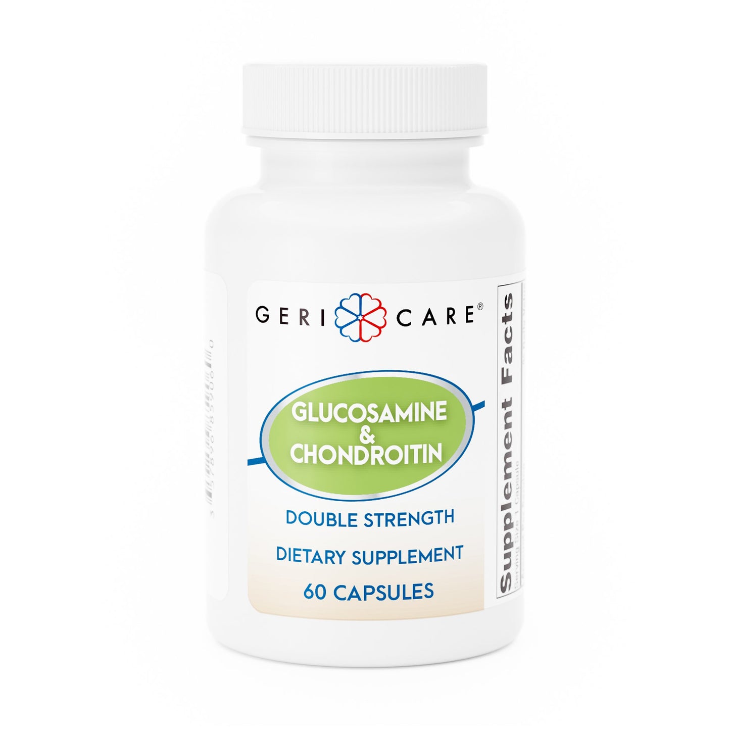 Geri-Care® Joint Health Supplement Glucosamine / Chondroitin 500 mg - 400 mg Strength Capsule 60 per Box (1043399_BT)
