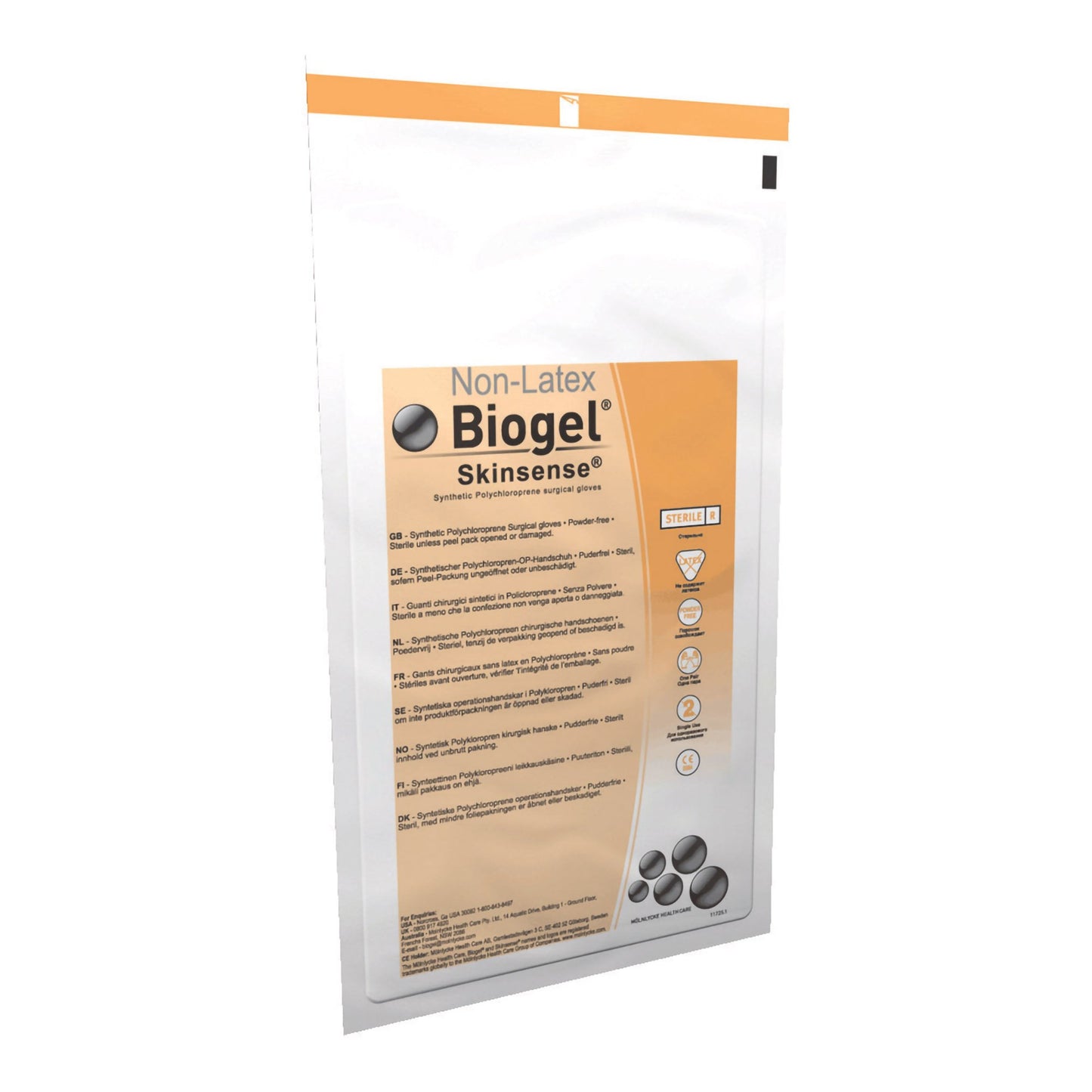 Biogel® Skinsense™ Surgical Glove Size 7 Sterile Polyisoprene Standard Cuff Length Micro-Textured Straw Not Chemo Approved (418189_CS)