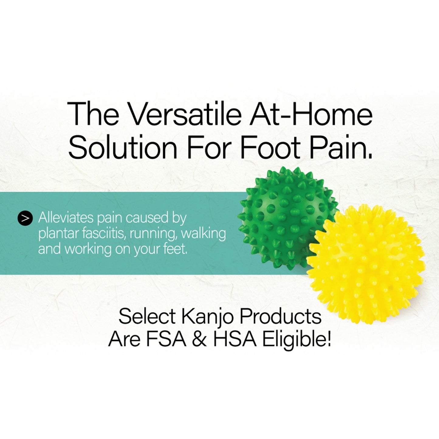 Kanjo Acupressure Foot Massager 2-1/2 Inch Diameter / 2-3/4 Inch Diameter (1236444_ST)