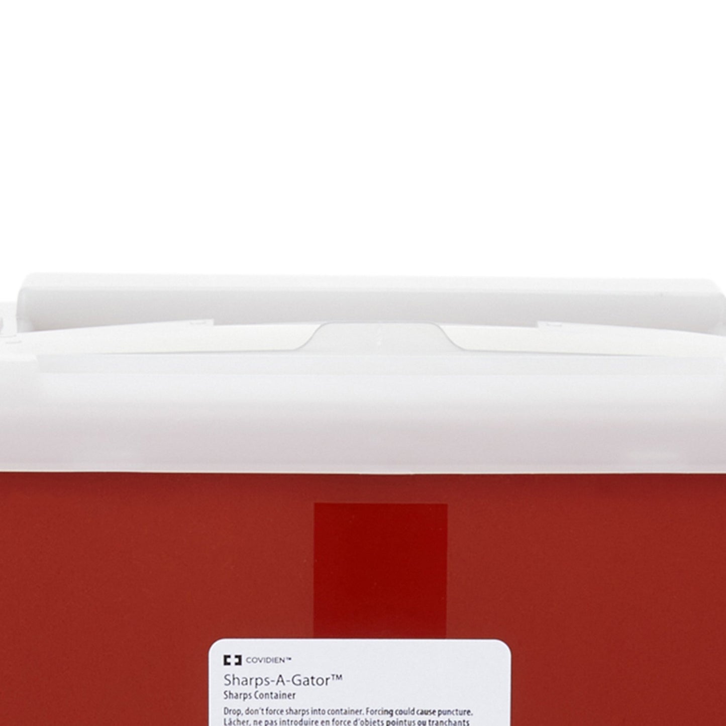 Sharps-A-Gator™ Sharps Container Red Base 10-1/4 H X 7 D X 10-1/2 W Inch Vertical Entry 2 Gallon (566144_EA)