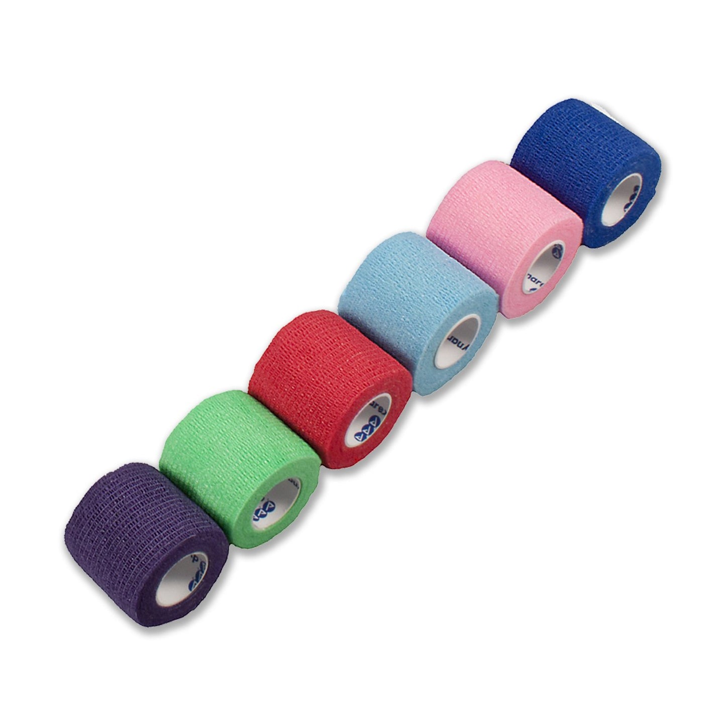 Sensi-Wrap Cohesive Bandage 2 Inch X 5 Yard Self-Adherent Closure Red / Green / Purple / Dark Blue / Pink / Light Blue NonSterile Standard Compression (997328_CS)