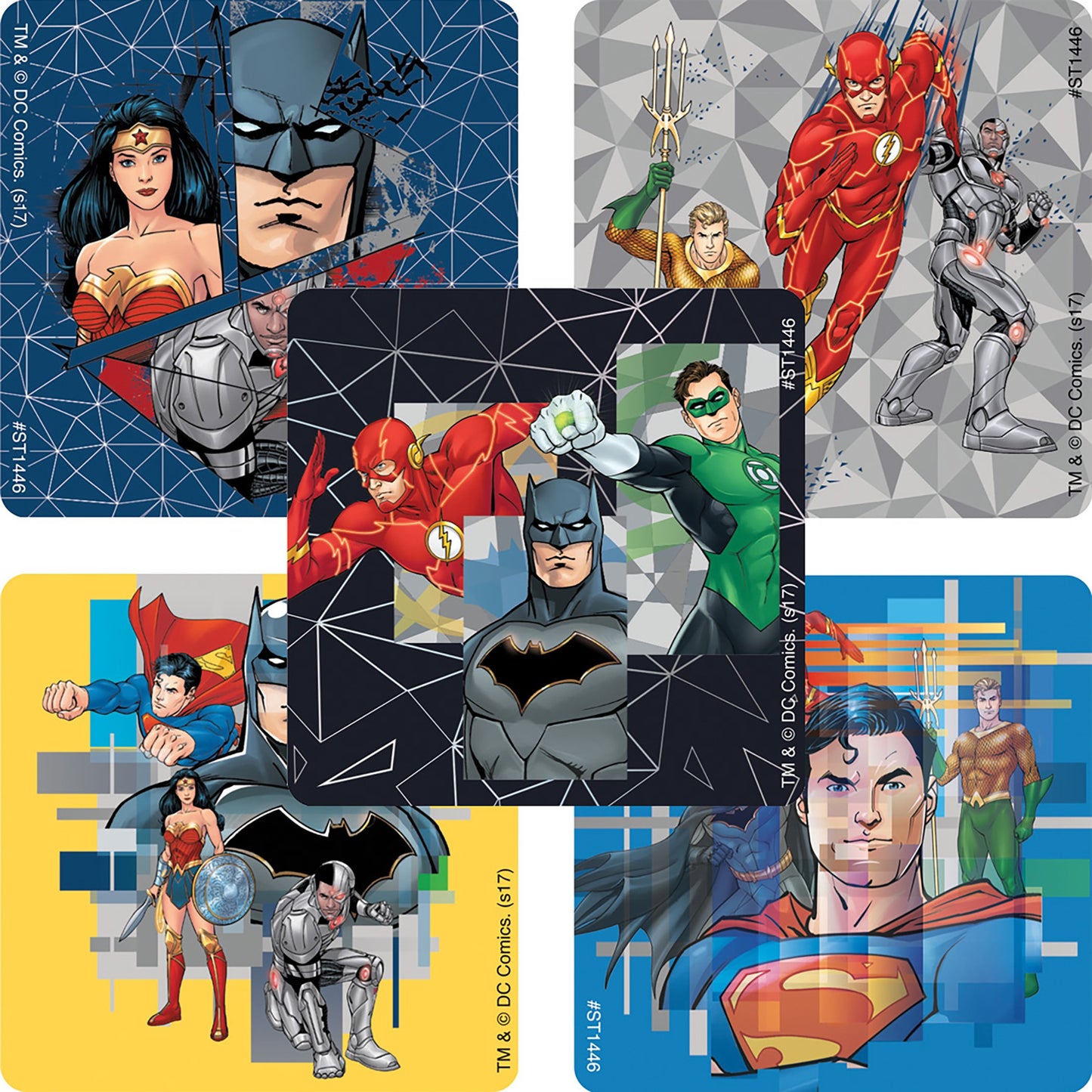 SmileMakers® 100 per Roll Justice League Sticker 2-1/2 Inch (1160135_RL)