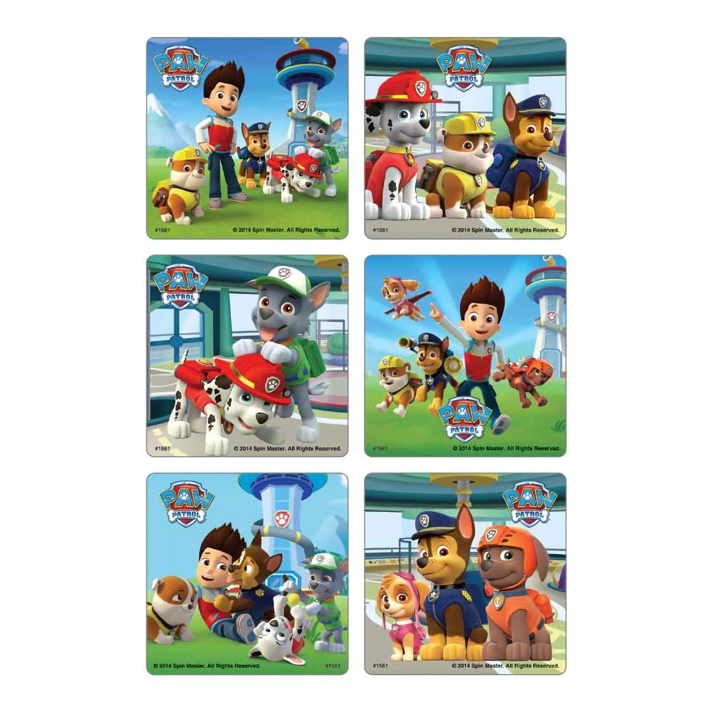 Disney® 75 per Roll PAW Patrol Scenes Sticker 2-1/2 Inch (1009242_RL)