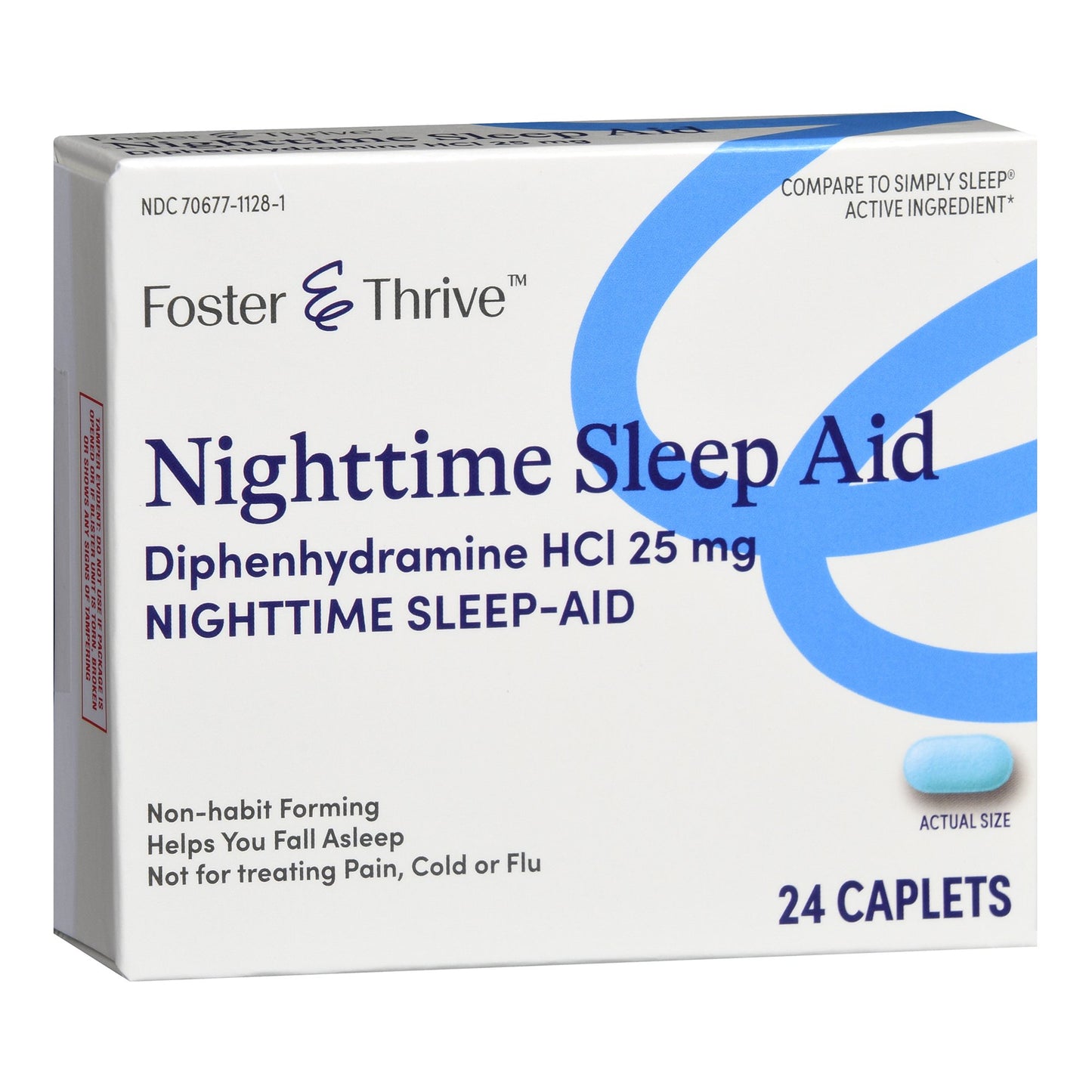 Foster & Thrive™ Sleep Aid 24 per Box Caplet 25 mg Strength (1238993_BX)