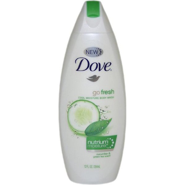 Dove® Cool Moisture Body Wash Liquid 12 oz. Bottle Cucumber Green Tea Scent (952150_EA)