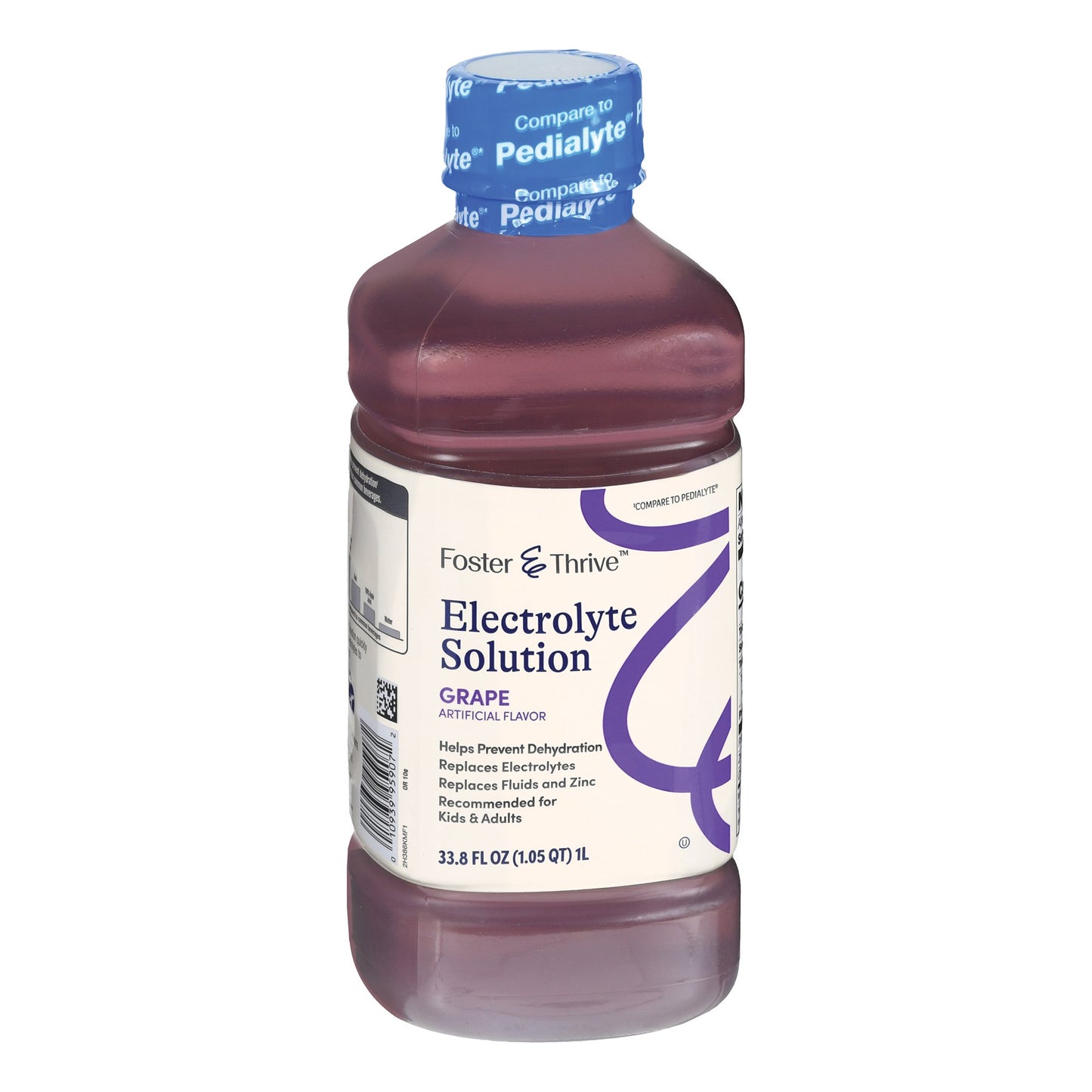 Foster & Thrive™ Oral Electrolyte Solution Grape Flavor 33.8 oz. Electrolyte (1261567_EA)