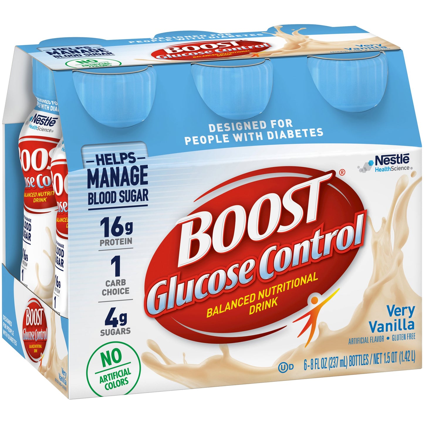 Boost Glucose Control® Oral Supplement Very Vanilla Flavor Liquid 8 oz. Bottle (983707_EA)