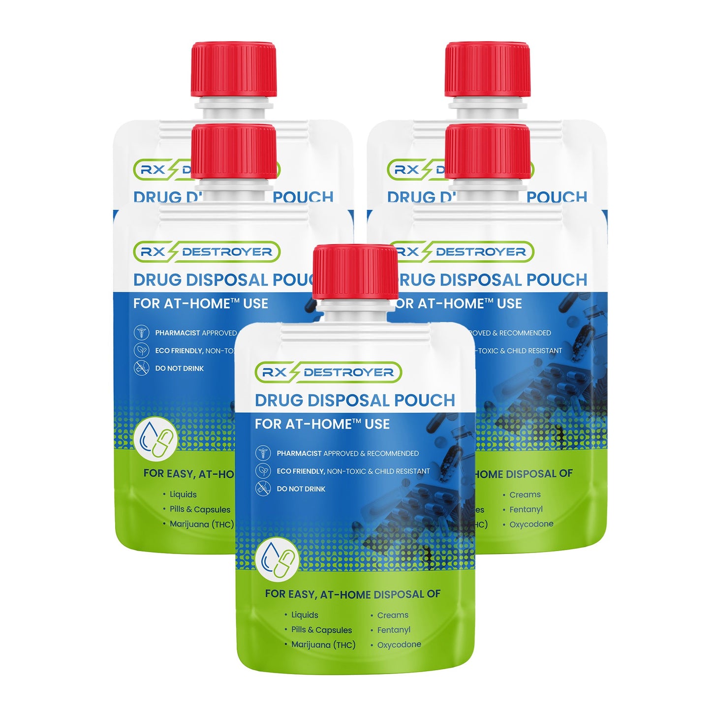 Rx Destroyer™ All-Purpose Drug Disposal Pouch 4 oz. (1271113_CS)