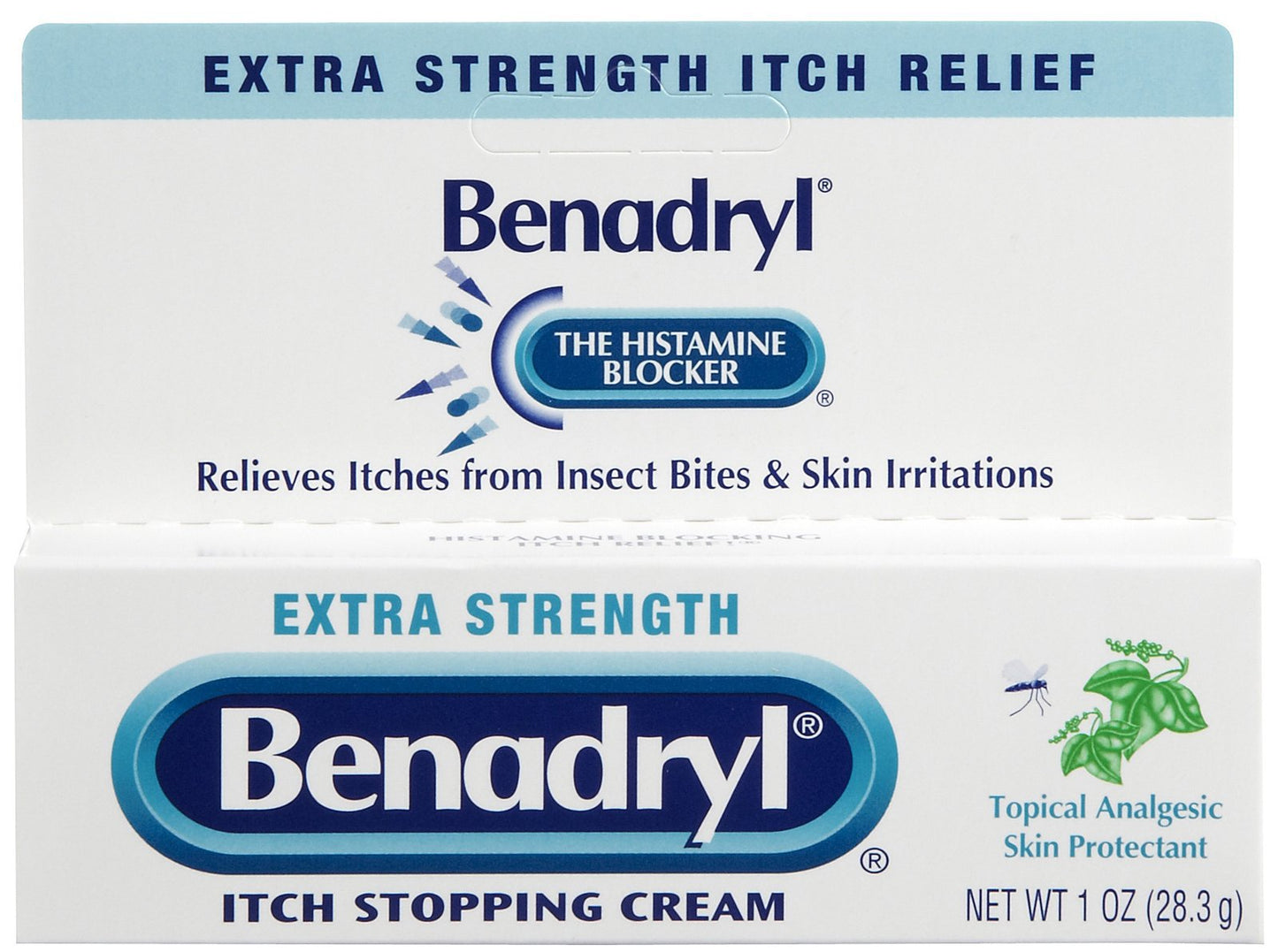 Benadryl® Original Strength Itch Relief 1% - 0.1% Strength Cream 1 oz. Tube (783324_EA)