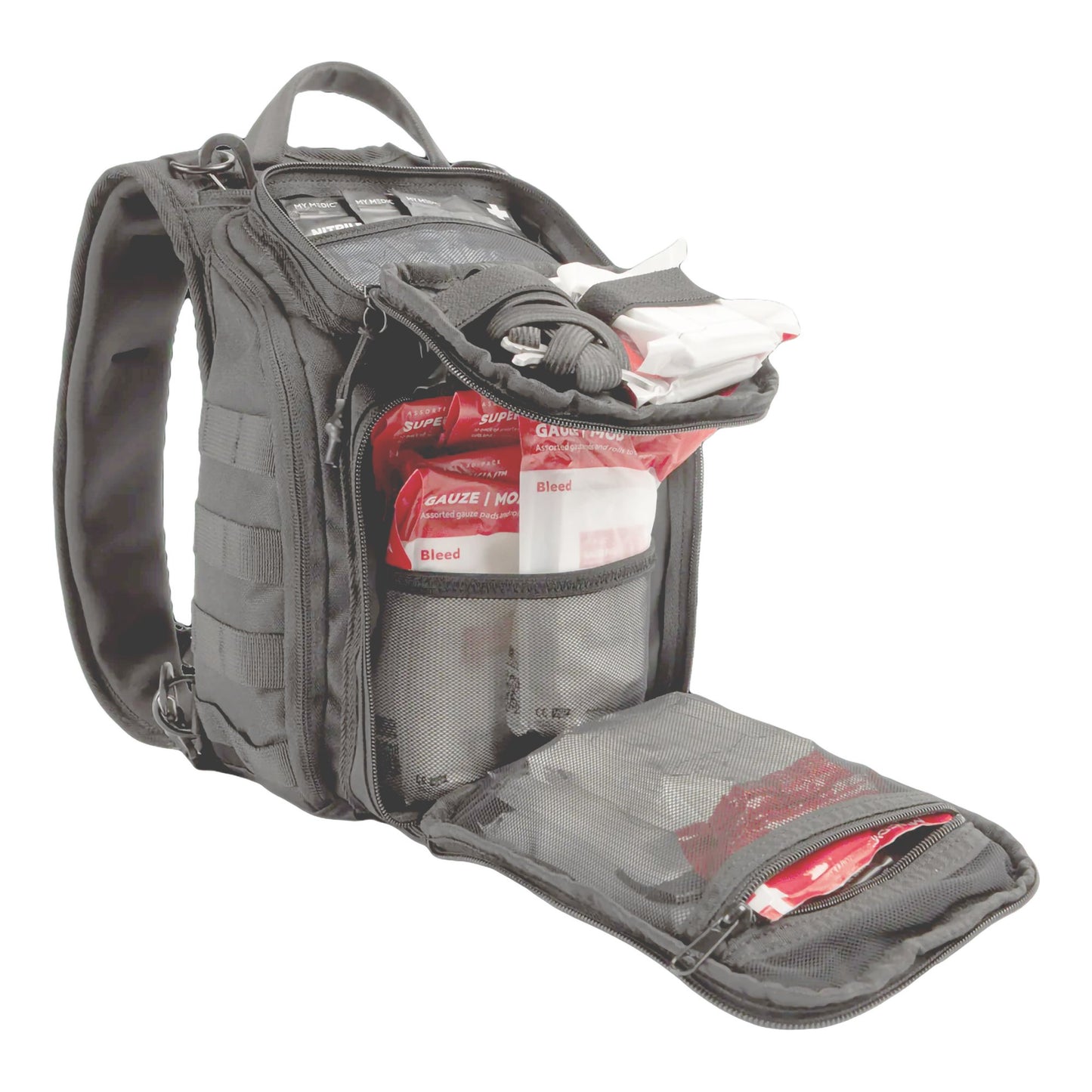 My Medic™ The MEDIC Standard First Aid Kit 10 Person Gray Standard Backpack (1242144_EA)