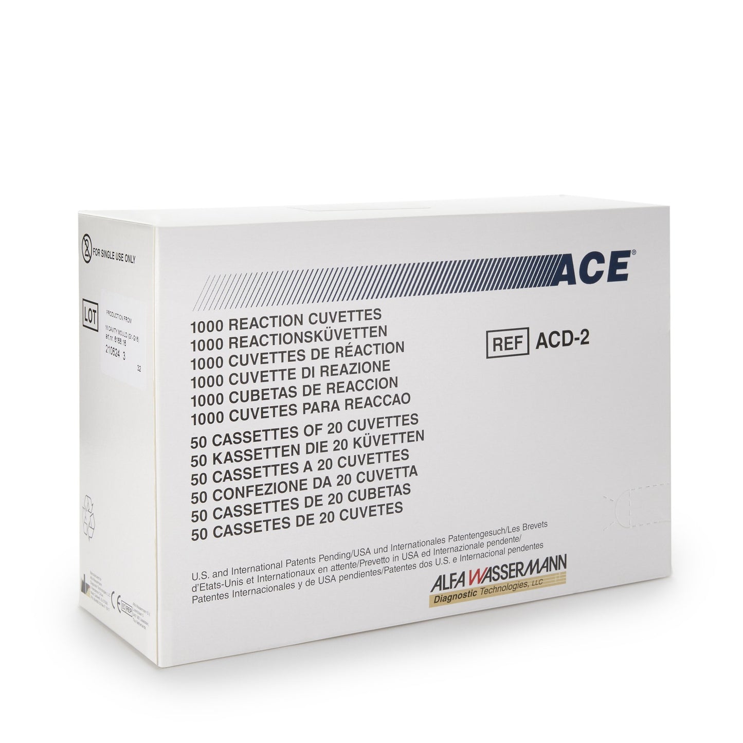 Alfa Wassermann Cuvette For Ace Alera Clinical Chemistry Systems (930198_BX)