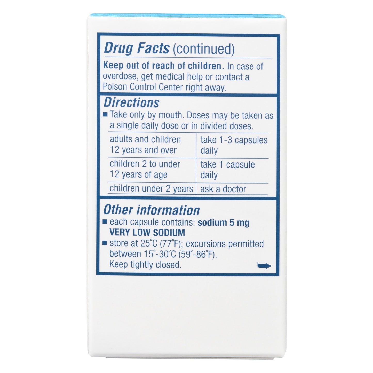 Colace® Stool Softener Capsule 30 per Box 100 mg Strength Docusate Sodium (830847_BX)
