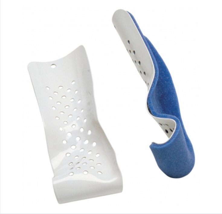 ProCare® Colles' Wrist Splint Padded Aluminum / Foam Right Hand Blue / White Medium (410080_EA)