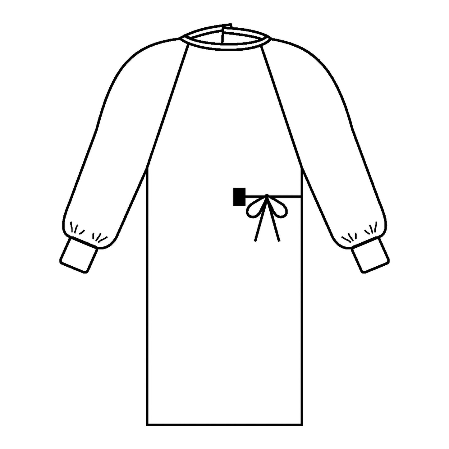 Evolution 4 Non-Reinforced Surgical Gown with Towel X-Large Blue Sterile Disposable (168683_CS)