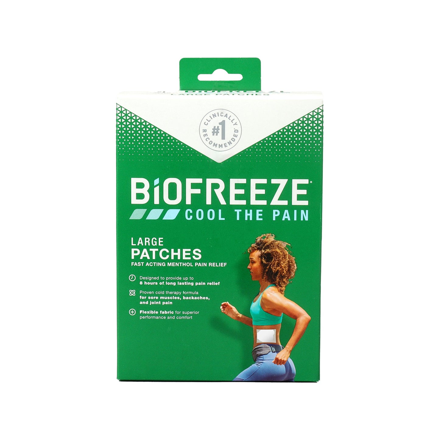 Biofreeze® Topical Pain Relief 5% Strength Menthol Patch (1258924_BX)