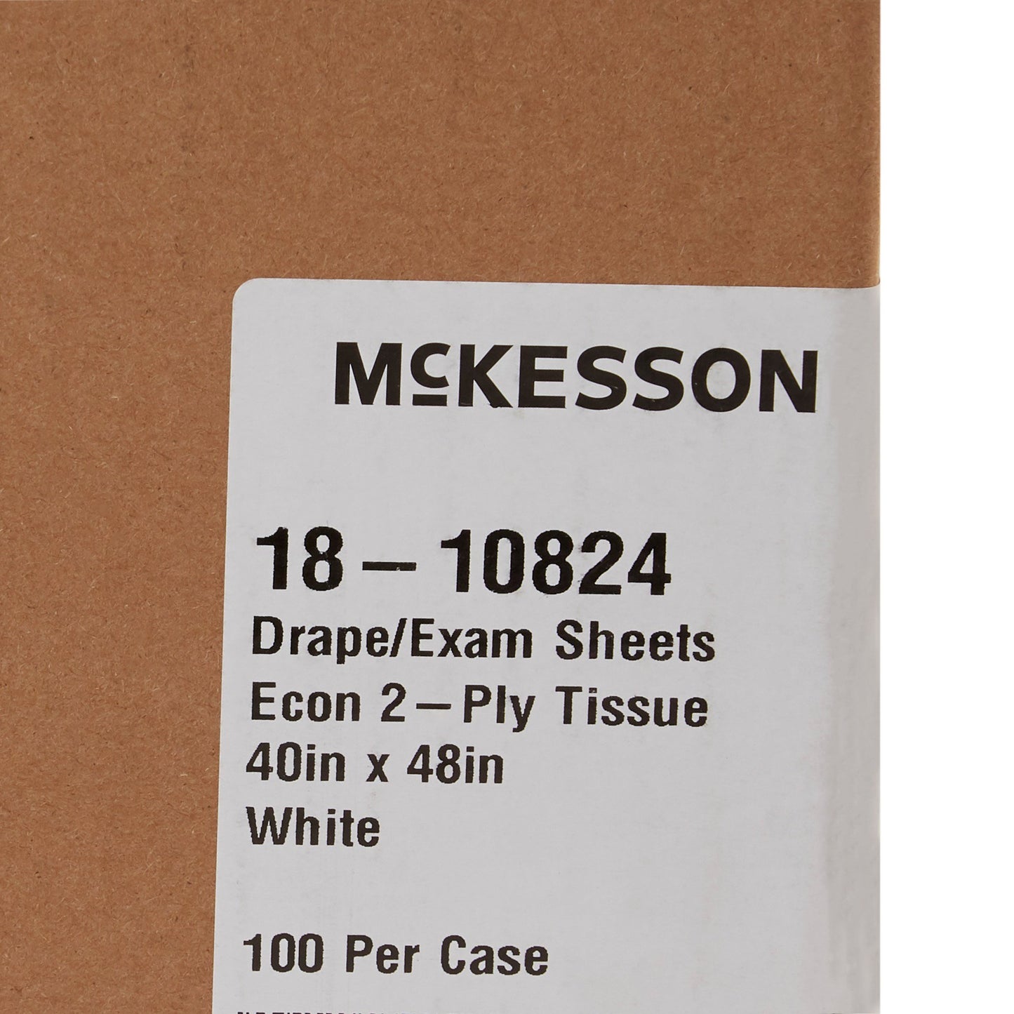 McKesson General Purpose Drape Physical Exam Drape 40 W X 48 L Inch NonSterile (201055_CS)