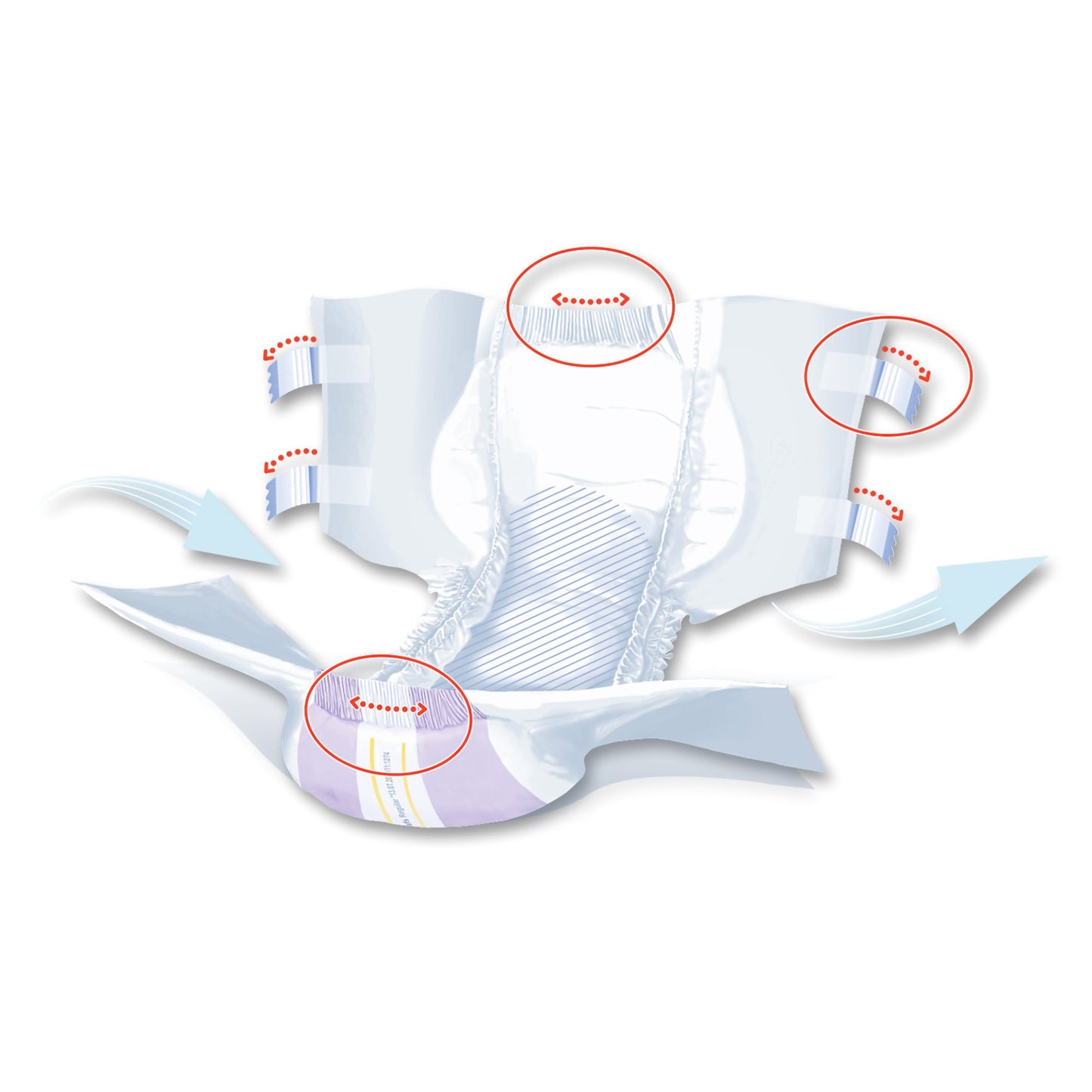 Seni® Super Plus Unisex Adult Incontinence Brief Regular Disposable Heavy Absorbency (1163866_PK)