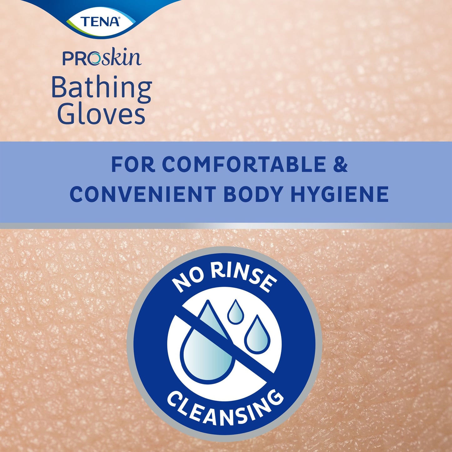 TENA® ProSkin™ Rinse-Free Bathing Glove Wipe Soft Pack Scented 5 Count (1205116_PK)