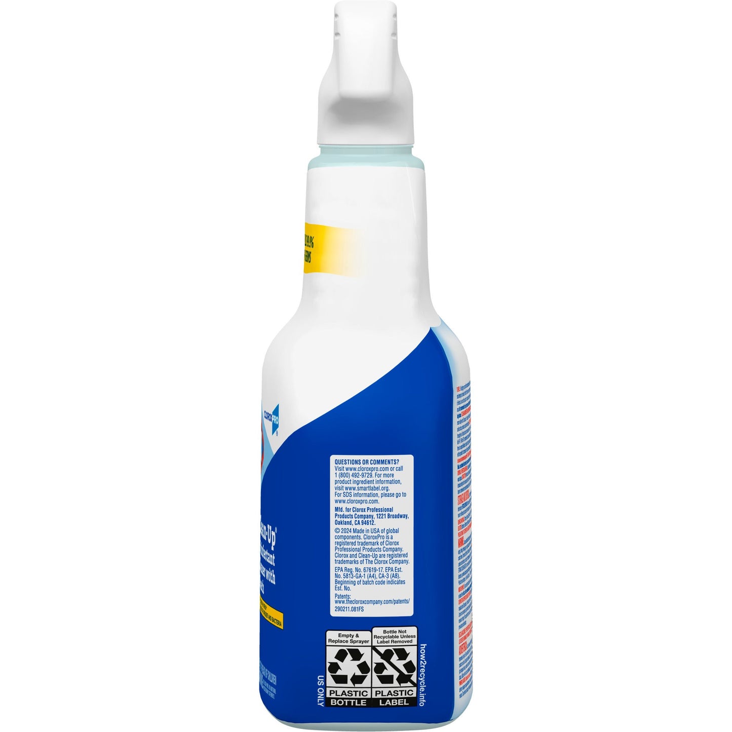 CloroxPro™ Clorox® Clean-Up® with Bleach Surface Disinfectant Cleaner Germicidal Trigger Spray Liquid 32 oz. Bottle Chlorine Scent NonSterile (761441_CS)