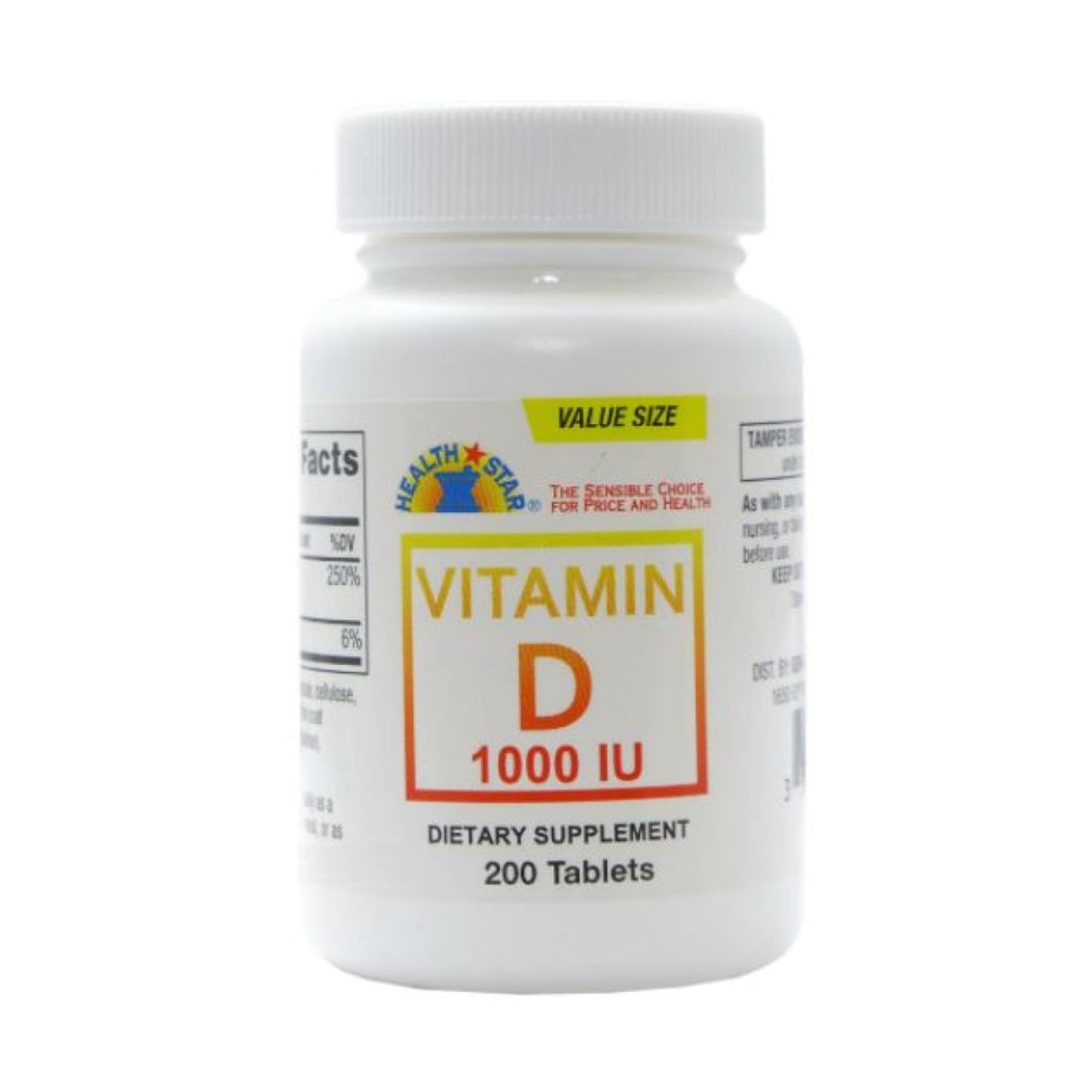 Geri-Care® Vitamin Supplement Vitamin D3 1,000 IU Strength Tablet 200 per Bottle (1150848_CS)