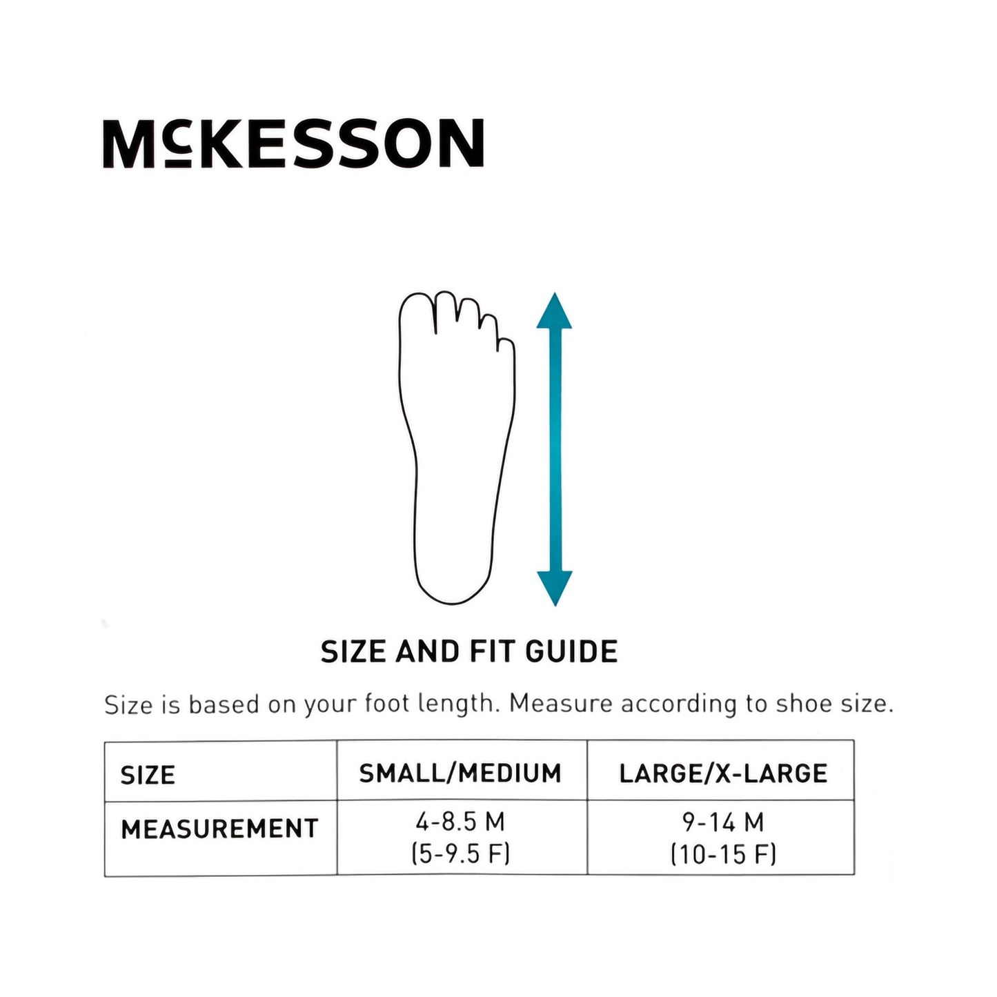 McKesson Dorsal Night Splint Large / X-Large Hook and Loop Closure Male 9 to 14 / Female 10 to 15 Foot (1159122_EA)