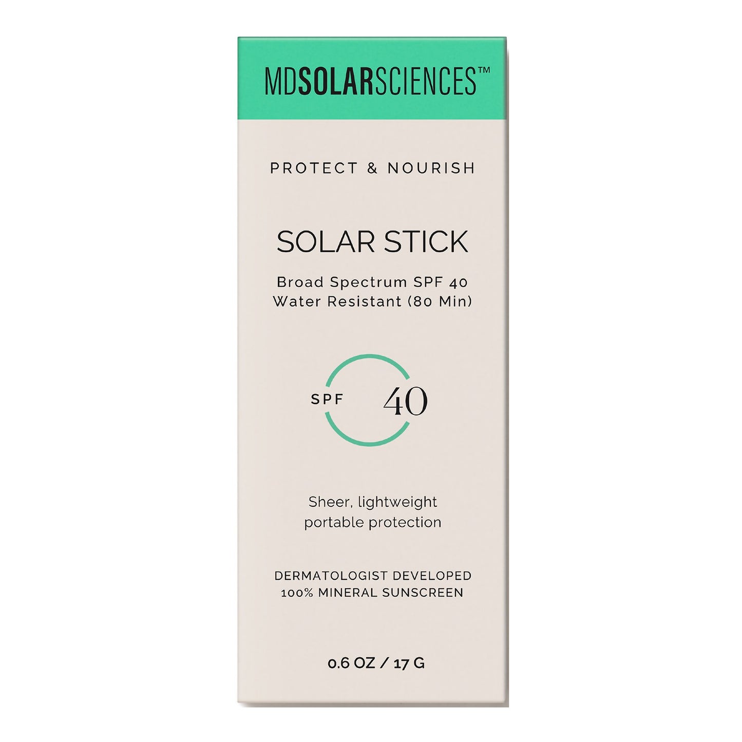 MDSolarSciences® Solar Stick™ Sunscreen SPF 40 Stick 0.6 oz. Tube (1213480_EA)