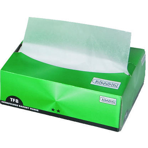 Bagcraft Interfolded Dry Wax Tissue, 8"x10 3/4", White (BGC010008)
