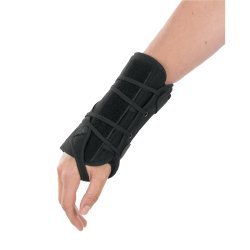Apollo Universal Wrist Brace Aluminum / Foam Right Hand Black One Size Fits Most (860553_EA)