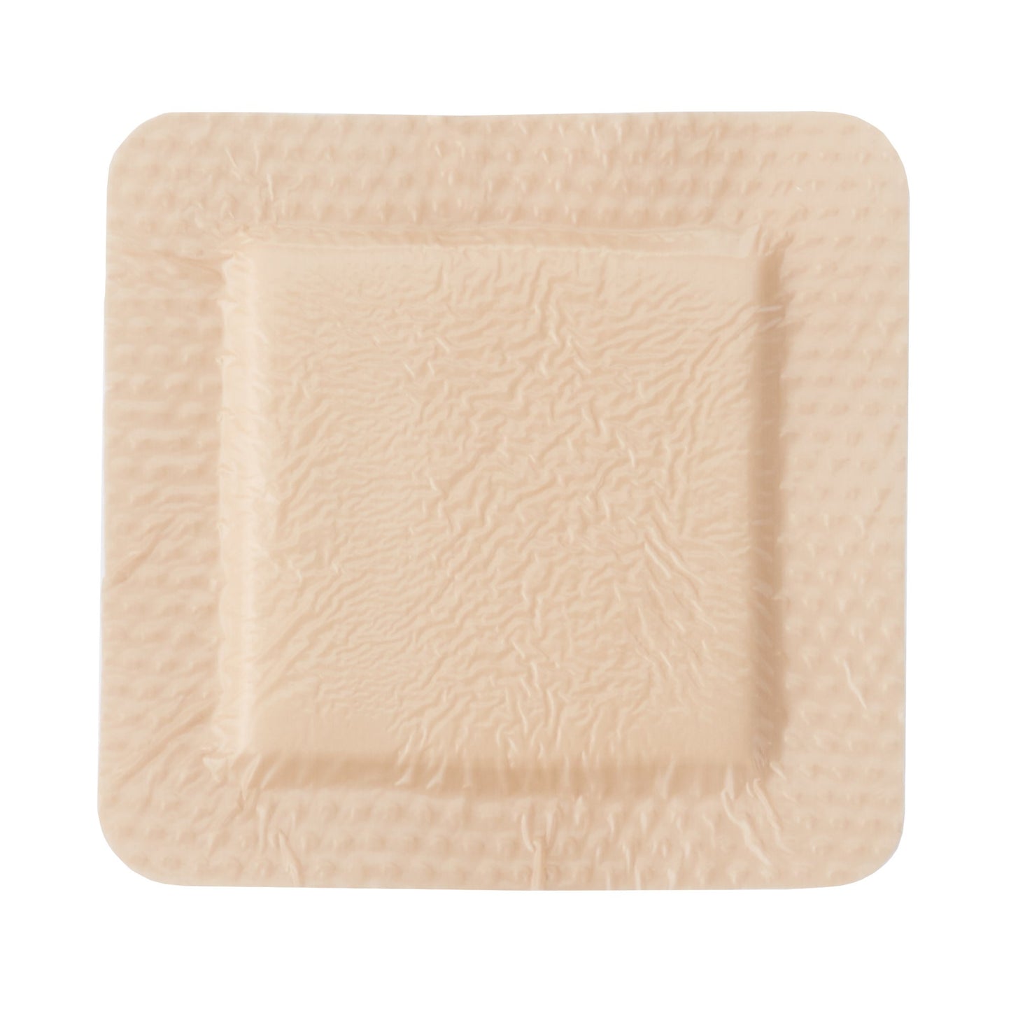 McKesson Foam Dressing 4 X 4 Inch With Border Film Backing Silicone Gel Adhesive Square Sterile (886432_EA)
