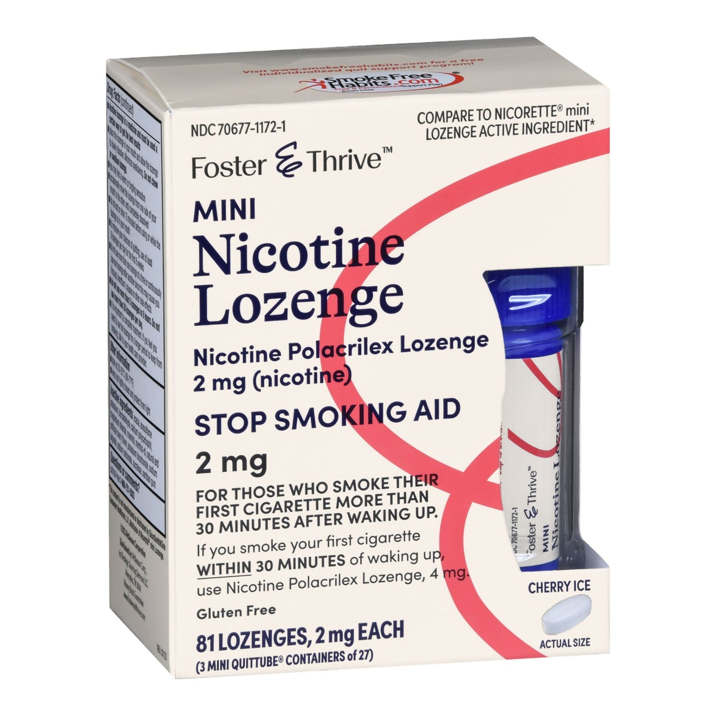 Foster & Thrive™ Stop Smoking Aid 2 mg Strength Lozenge (1238914_PK)