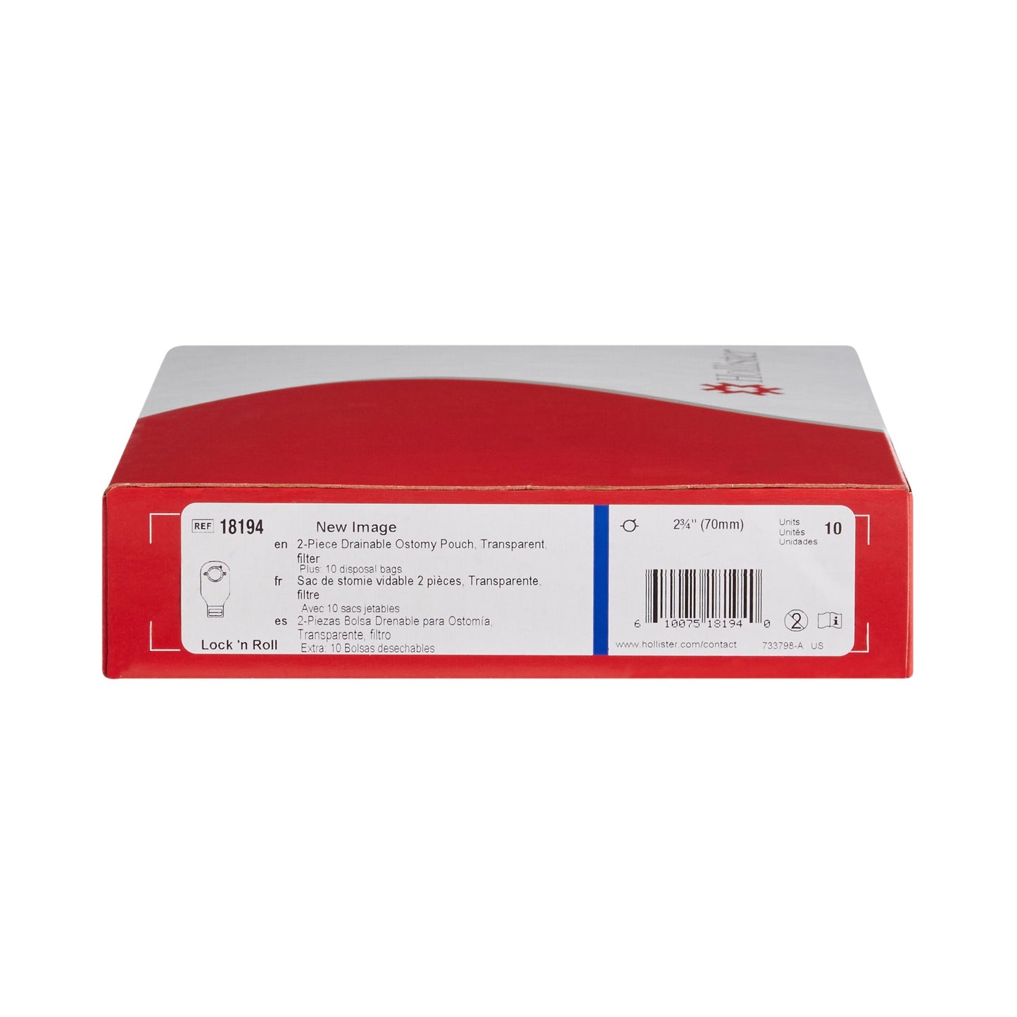 New Image™ Colostomy Pouch Two-Piece System 12 Inch Length Drainable (474569_BX)