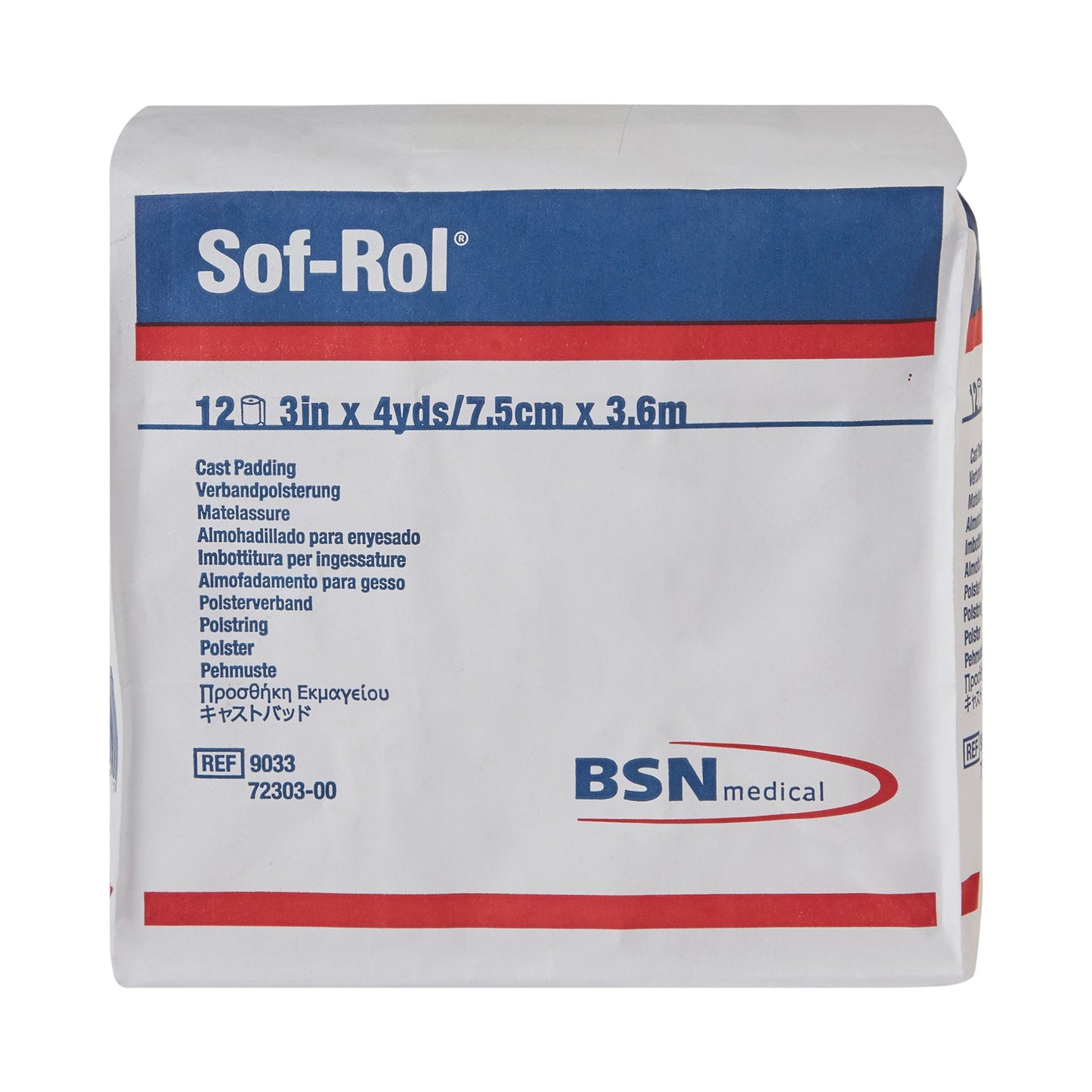 Sof-Rol® Cast Padding Undercast 3 Inch X 4 Yard Rayon NonSterile (4890_CS)