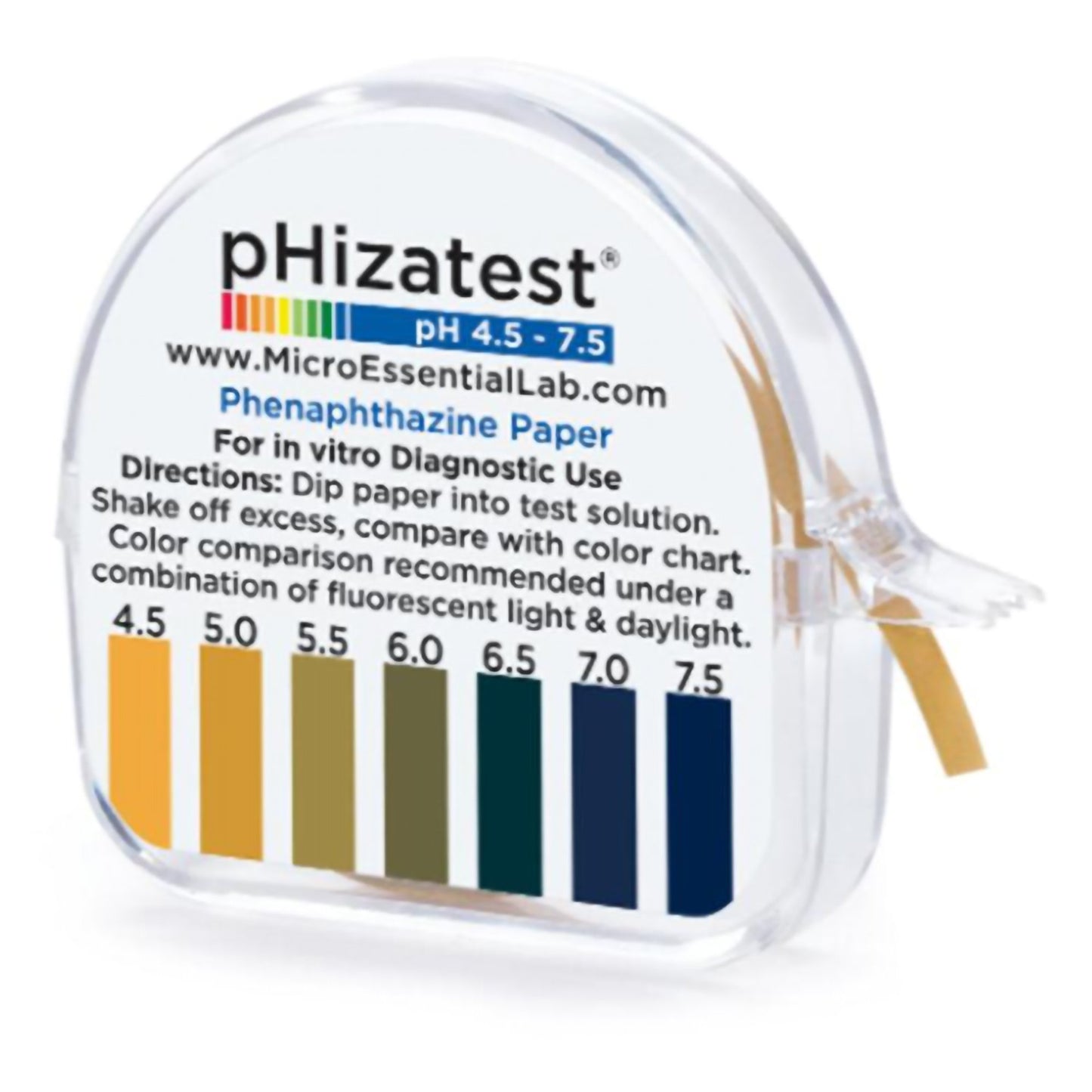 pHizatest® Nitrazine Indicator Paper in Dispenser 4.5 to 7.5 (866248_RL)