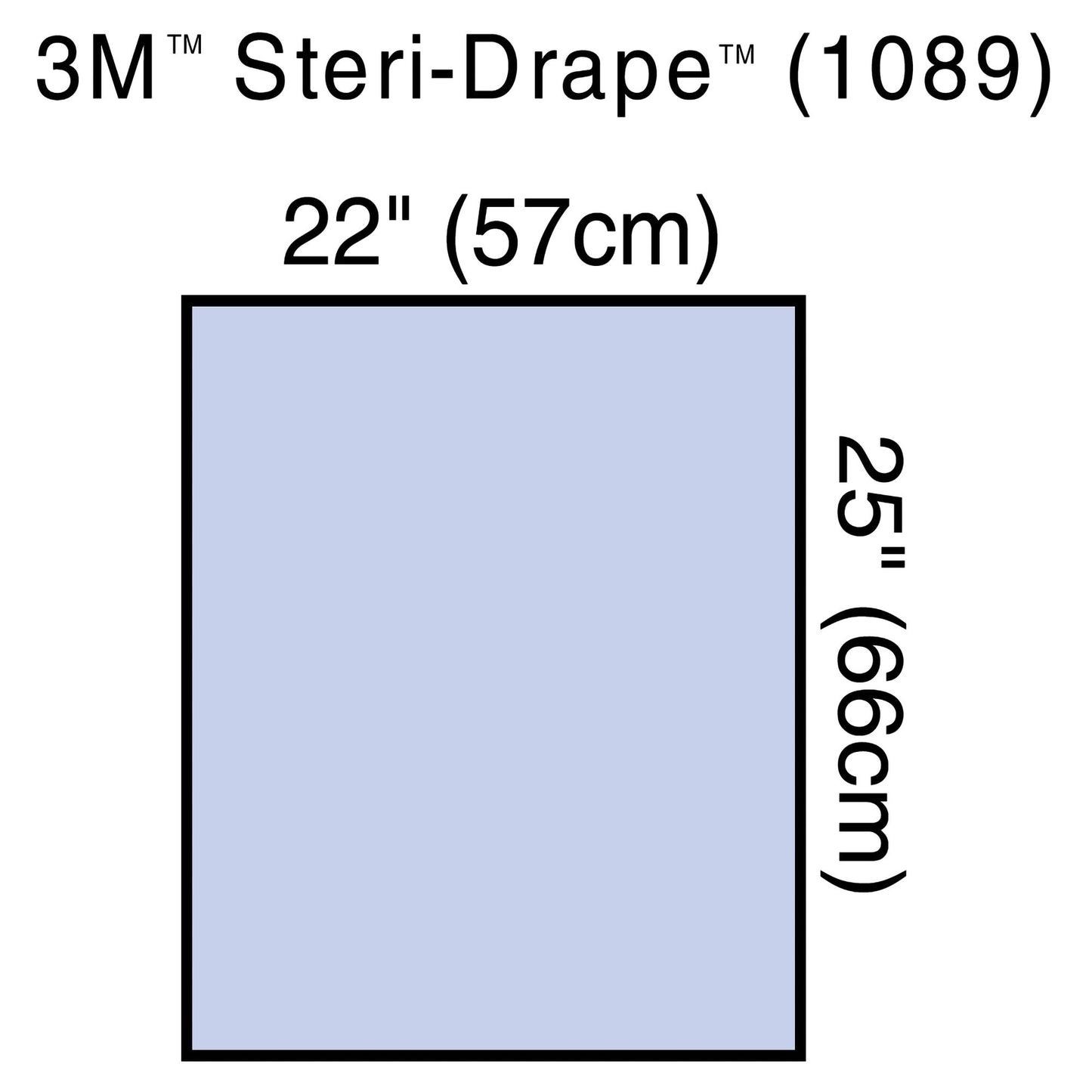 3M™ Steri-Drape™ General Purpose Drape Utility Sheet 22 W X 25 L Inch Sterile (362568_CS)