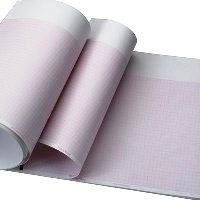 Welch Allyn® Recording Chart Paper Z-Fold Red Grid (705489_PD)