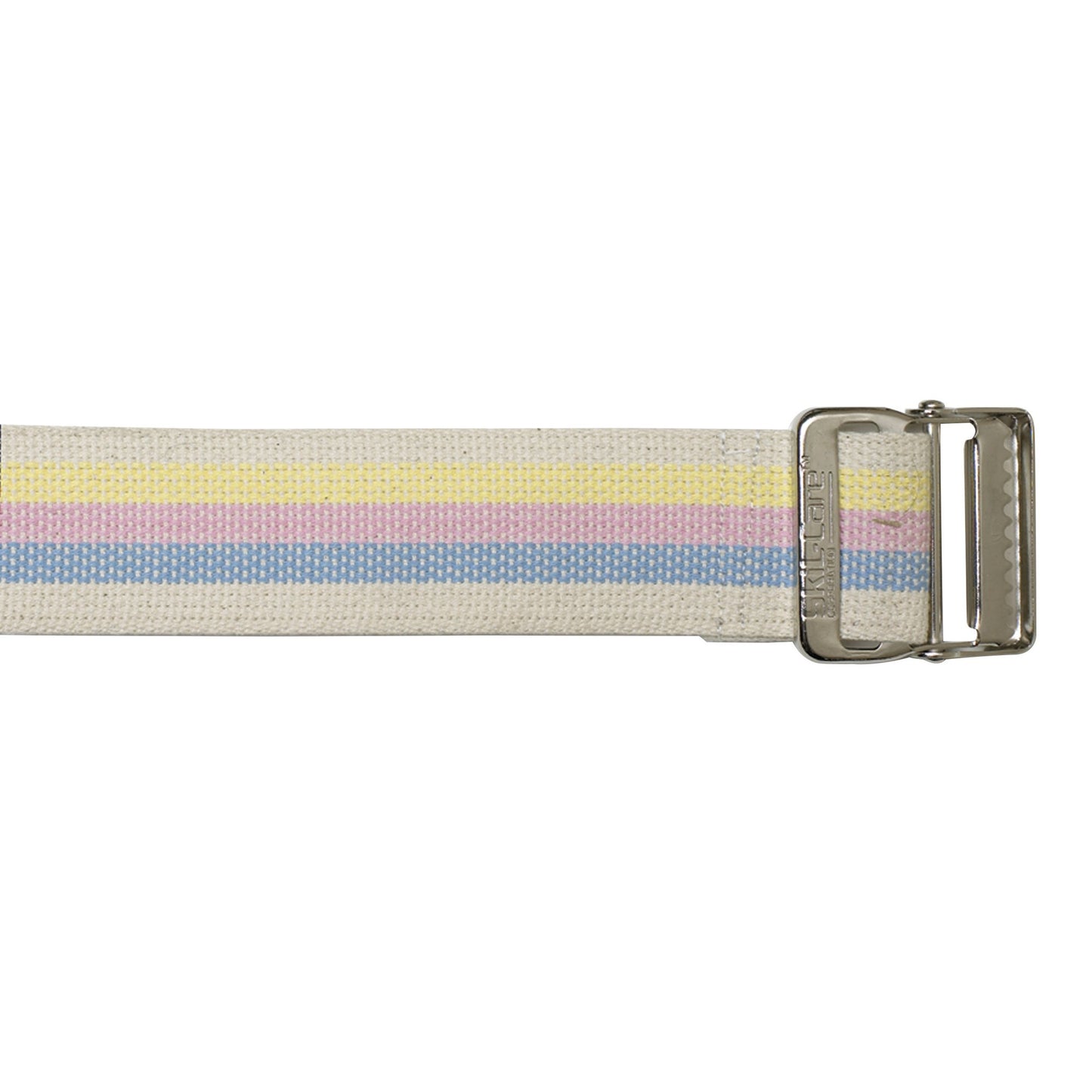 SkiL-Care™ Gait Belt 72 Inch Length Pastel Stripe Cotton (648218_EA)